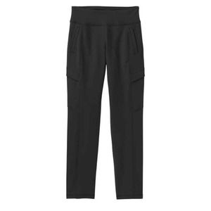 Duluth XL x 31 NoGA Namastash Slim Leg Pants Stretch Black Womens Cargo UPF 50